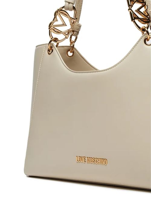 BORSA PU AVORIO LOVE MOSCHINO | JC4050PP1MLF0/110